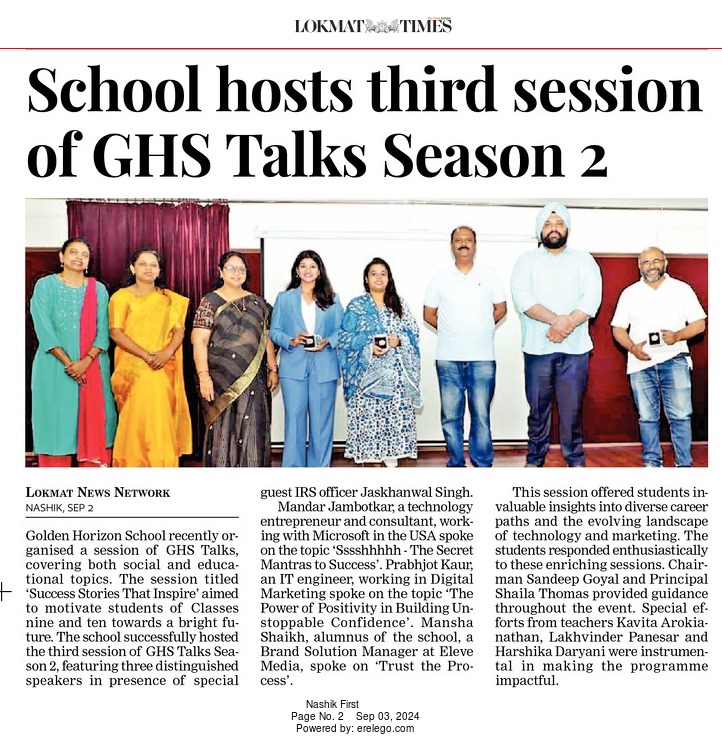 GHS Talks Season -2 Session -3